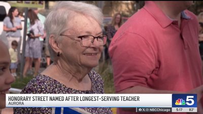 Longest-serving teacher in Aurora history recognized with honorary street