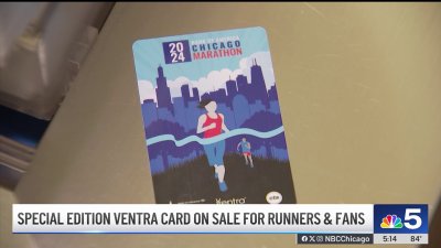 Special Ventra card available for Chicago Marathon runners, fans