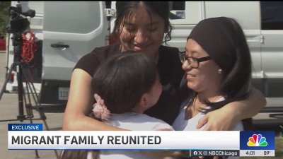 Young girl who crossed US border unaccompanied reunited with family