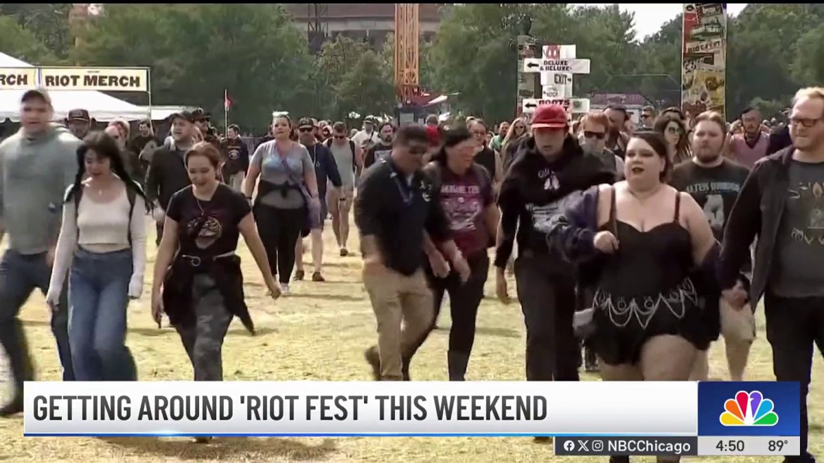 How to get around Chicago during Riot Fest weekend – NBC Chicago