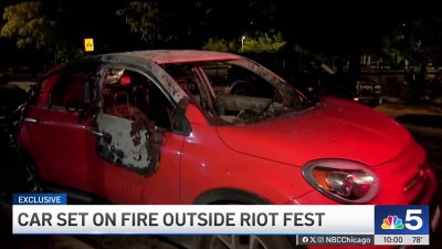 Riot Fest attendee says car was torched after refusing to pay for parking nearby