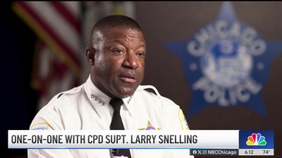 1 year into tenure as CPD Supt., Larry Snelling sits down with NBC 5's Alex Maragos