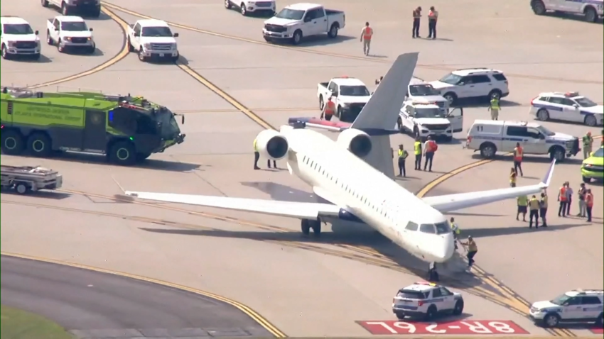 Delta plane on the tarmac in Atlanta