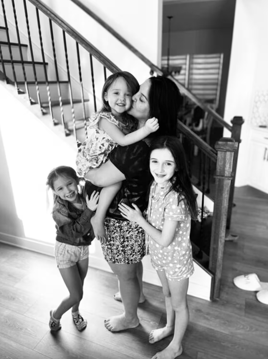 Kristin treasures the last moments with her girls as a family of five.