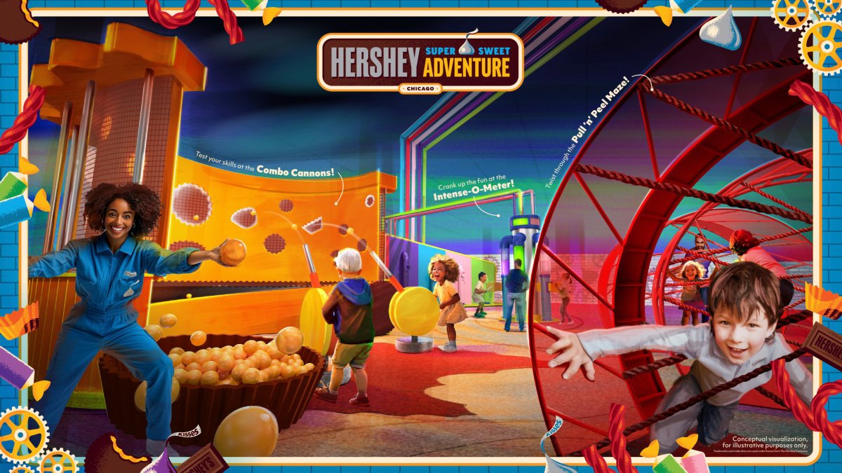 Unique Hershey-themed attraction coming to Water Tower Place next month Unique Hershey-themed attraction coming to Water Tower Place next month