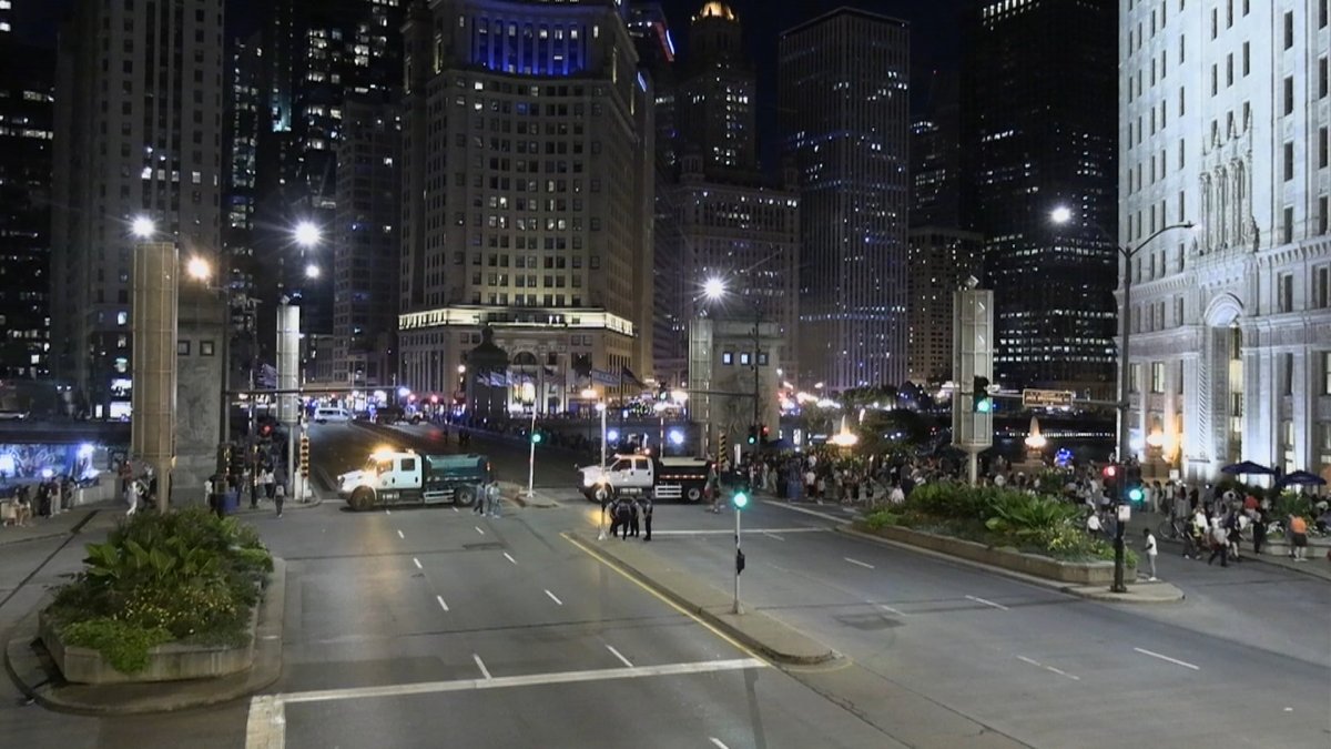 Street closures were reported in downtown Chicago as part of the celebrations – NBC Chicago