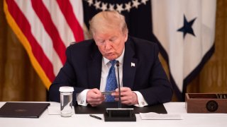 Former U.S. President Donald Trump in the East Room of the White House in Washington, D.C., on May 19, 2020.