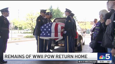 Remains of World War II POW returned home to Chicago area