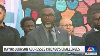 Mayor Johnson addresses Chicago's challenges in rare press conference