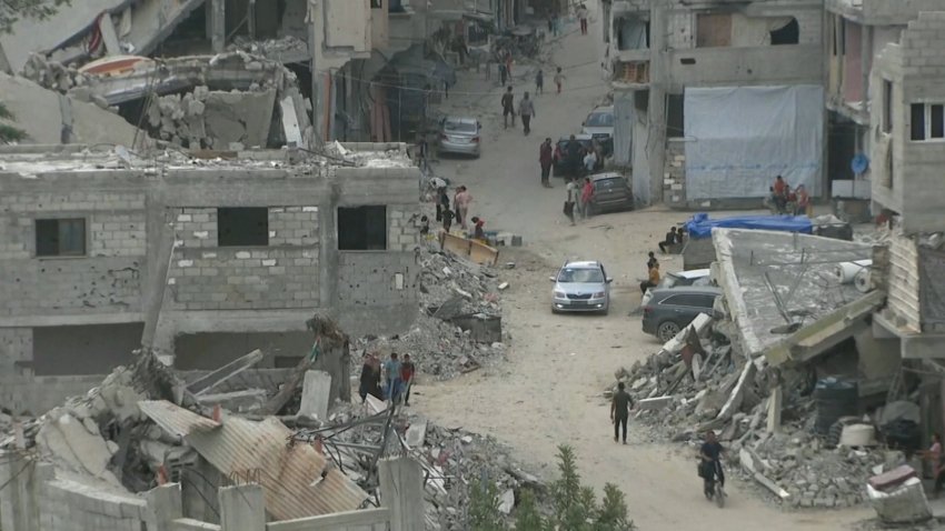 Gaza buildings in rubble