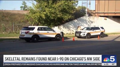 Skeletal remains found along Interstate 90 in Bucktown