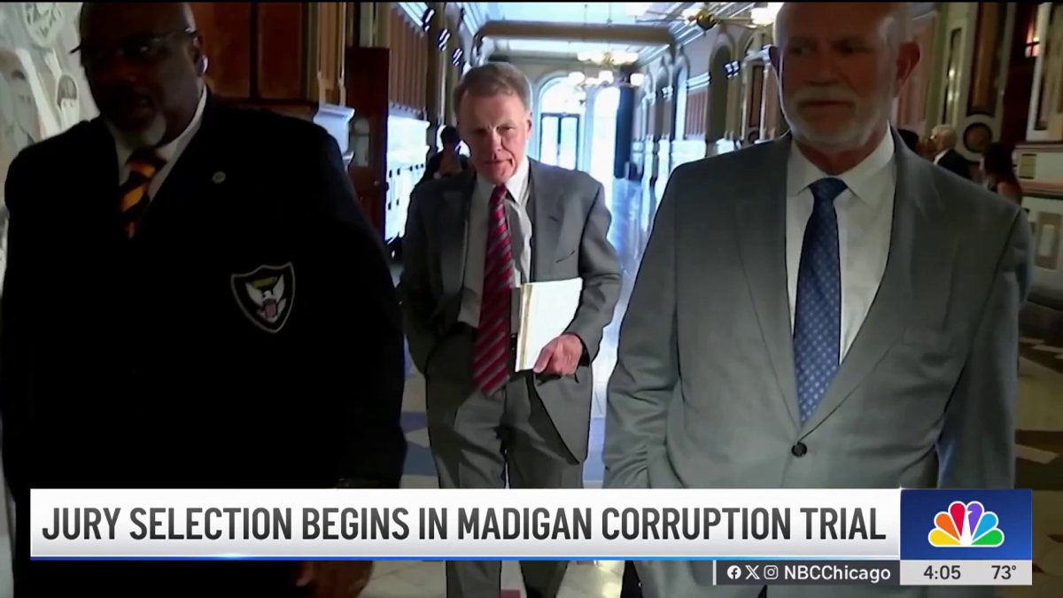 Jury selection in Mike Madigan corruption trial begins – NBC Chicago