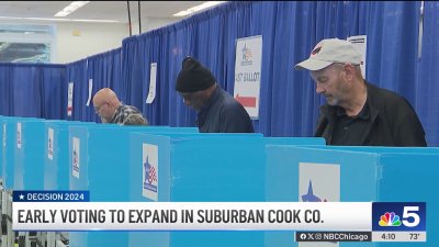 Early voting to expand in suburban Cook County this week