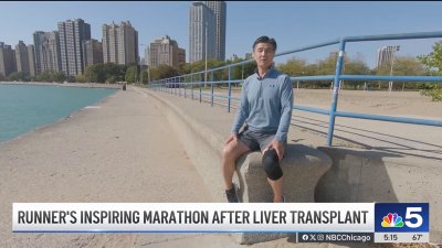 Liver cancer survivor postpones transplant to run Chicago Marathon