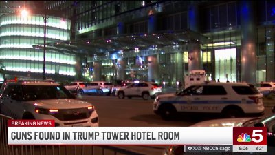 Man arrested after guns found in Trump Tower hotel room