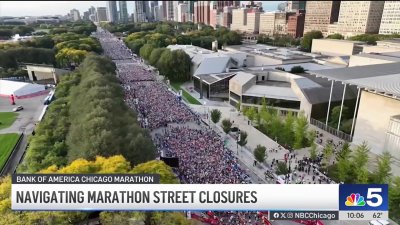 Street closures in effect for Chicago Marathon