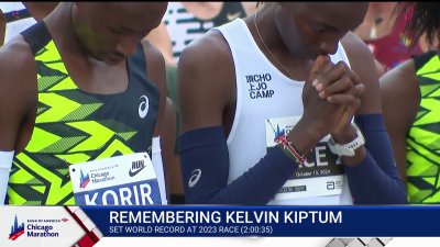 Chicago Marathon holds a moment of silence for marathon world record holder Kelvin Kiptum