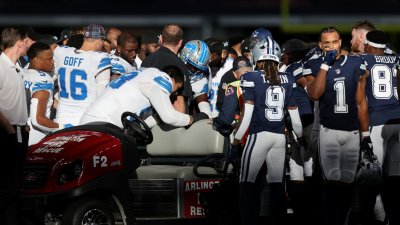 What happened to Aidan Hutchinson? What we know after Detroit player's ‘brutal' injury