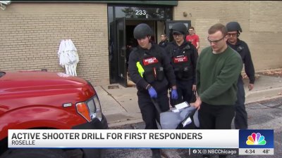 Active shooter drill for first responders held in Roselle