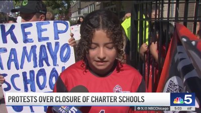 Protests erupt over closure of Chicago charter schools