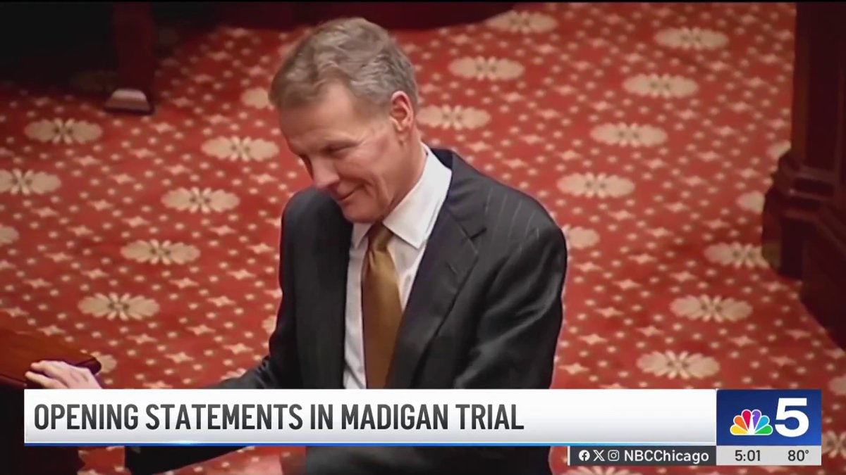 Madigan trial underway after jury selection ends – NBC Chicago