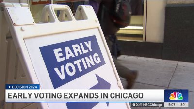 Early voting expands across Chicago area as election nears