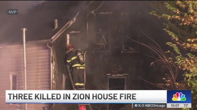 3 members of same family killed in Zion house fire