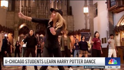 University of Chicago students learn ‘wand dance' from Harry Potter