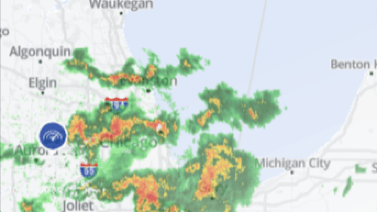 Radar Chicago: Track rain, hail, storms ahead of commute – NBC Chicago