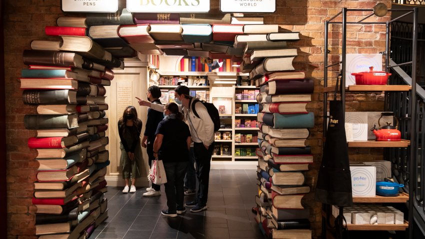 NEW YORK, NY – MAY 25: Customers visit a Harry Potter store on May 25, 2022 in New York City. As the world’s largest Harry Potter store, it covers an area of about 21,000 square feet. (Photo by Liao Pan/China News Service via Getty Images)