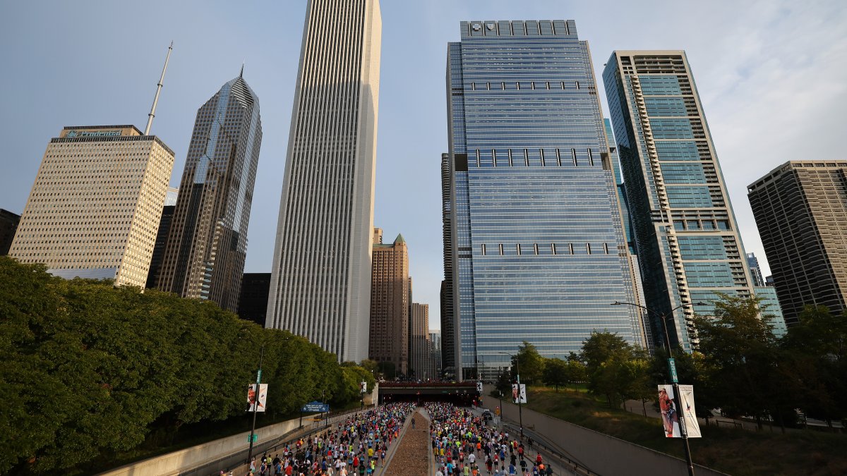 Chicago Marathon course route Full map from start to finish NBC Chicago