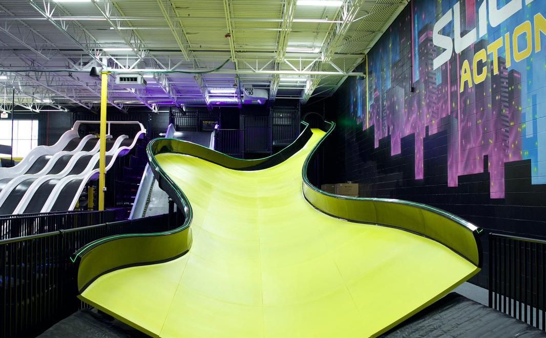 Slick City, Illinois’ 1st indoor slide park opens in Chicago suburbs ...