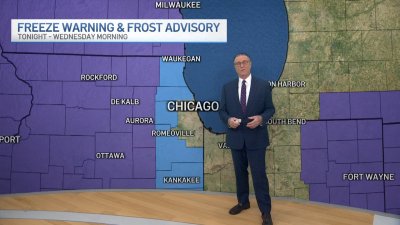 Tuesday evening weather: Freeze warning looms