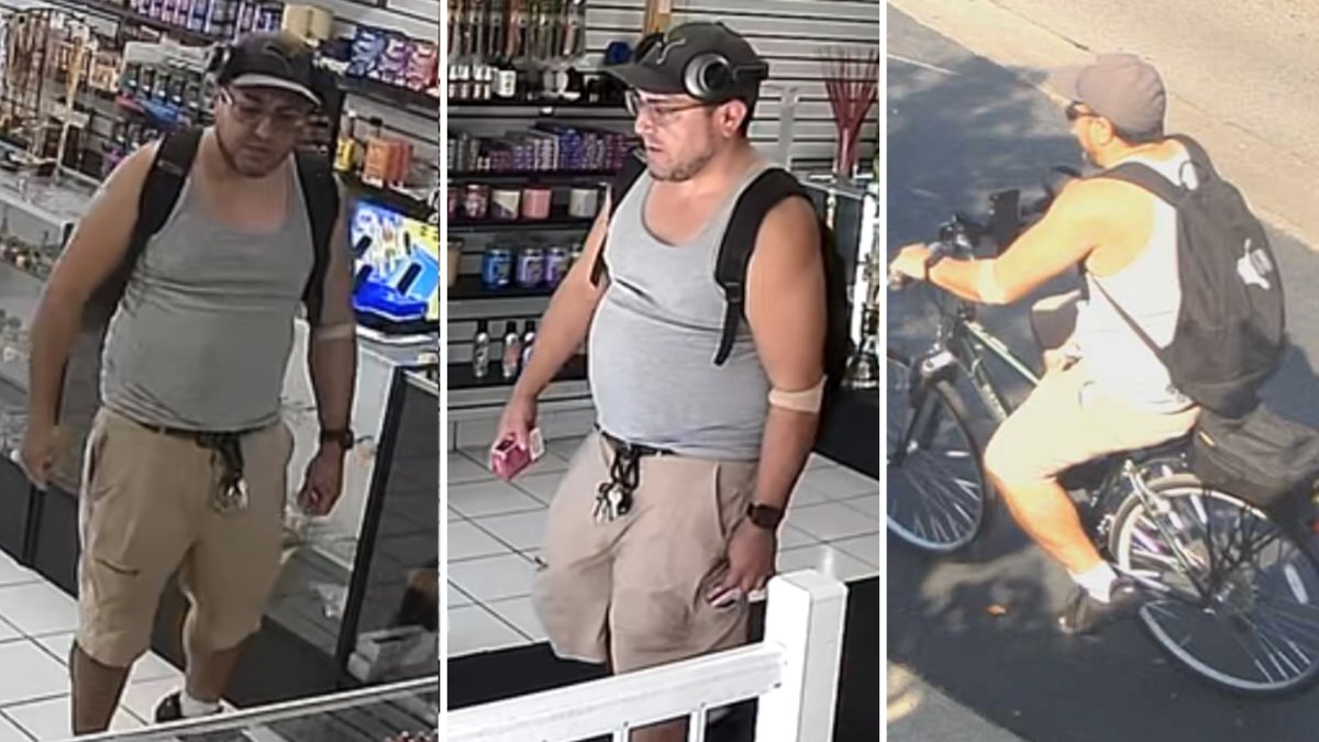 Des Plaines police release photos of bicyclist who allegedly stabbed driver