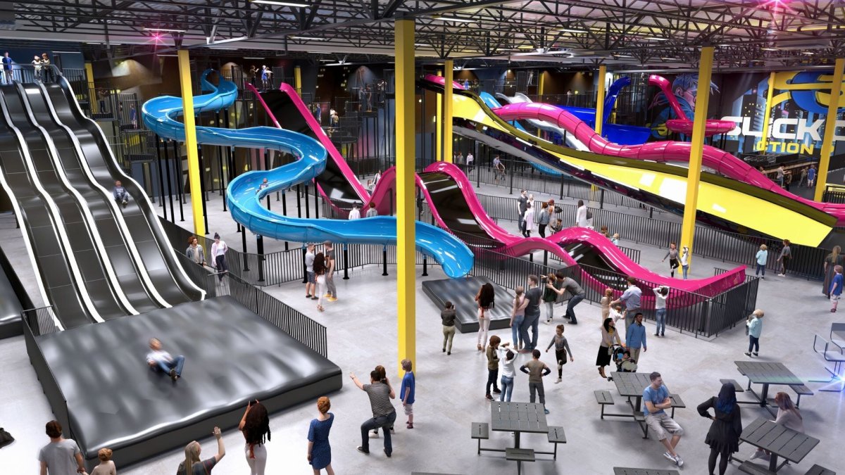 Slick City Action Park - North Aurora Reviews Slick City North Aurora Illinois: New indoor slide park in Chicago