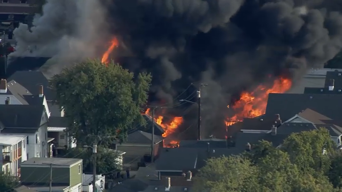 Whiting, Indiana, home engulfed by huge fire – NBC Chicago