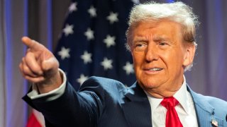 US President-elect Donald Trump speaks during a meeting with House Republicans at the Hyatt Regency hotel in Washington, DC on November 13, 2024. 