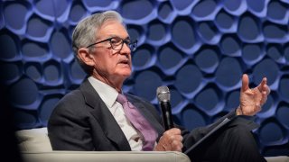 Jerome Powell, chairman of the US Federal Reserve, speaks during a conversation on the economic outlook at Music Hall at Fair Park in Dallas, Texas, US, on Thursday, Nov. 14, 2024. 