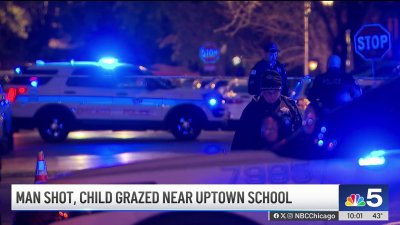 Man, 9-year-old girl shot near Uptown school