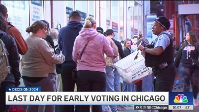 Voters encounter long lines on final day of early voting in Chicago