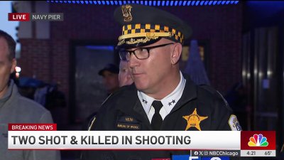 Chicago police provide details on Navy Pier shooting with two shot and killed