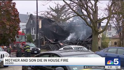 Cicero house fire leaves mother, son dead