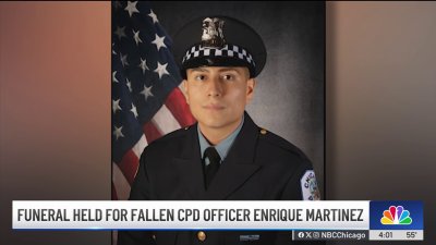 Enrique Martinez, CPD officer fatally shot in the line of duty, laid to rest at funeral