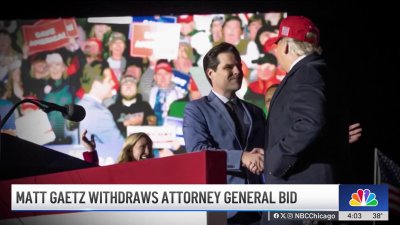 Matt Gaetz withdraws nomination for Attorney General amid sexual misconduct allegations