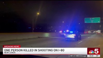 1 in custody after person killed in I-80 shooting: New Lenox police