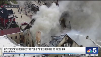 Englewood church destroyed in fire begins to rebuild