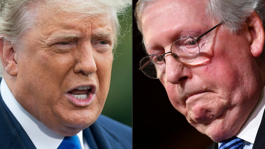 Donald Trump and Mitch McConnell