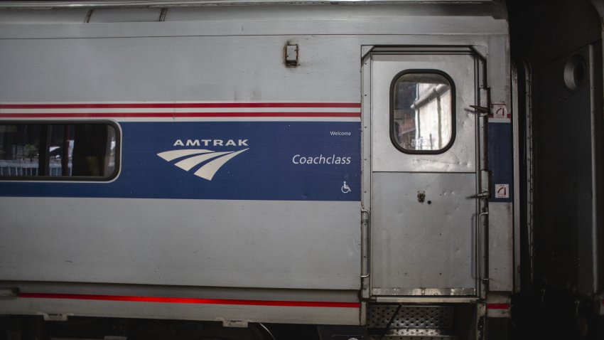 An Amtrak train at Union Station in Chicago, Illinois, US, on Thursday, Sept. 15, 2022. President Joe Biden hailed a tentative railway labor agreement he helped to broker that averted an economically perilous nationwide work stoppage less than two months ahead of the November midterm elections. Photographer: Jim Vondruska/Bloomberg via Getty Images