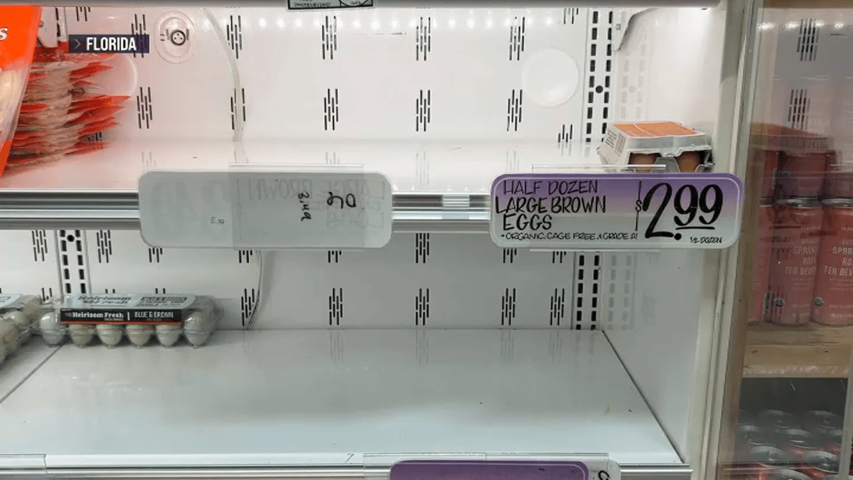Egg shortage leads to empty shelves in several US states NBC Chicago
