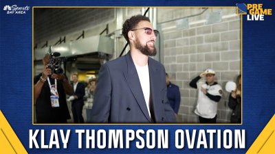 Warriors employees give Klay ovation in Chase Center return